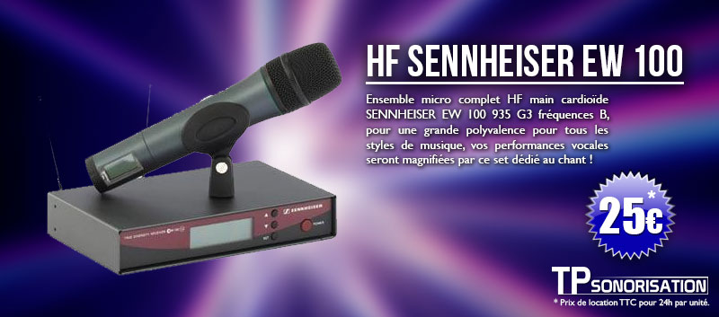 Location HF Sennheiser EW 100