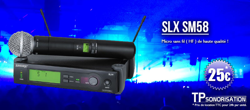 Location SLX SM58 - MICRO HF